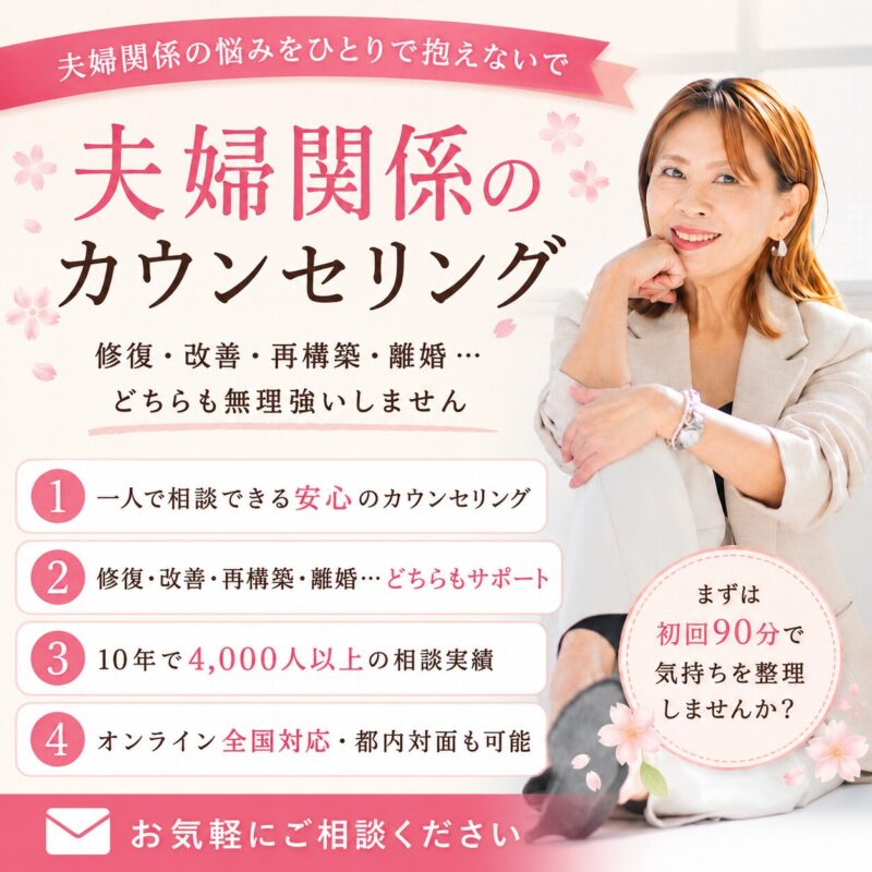 夫婦カウンセリング 愛媛県 夫婦関係カウンセリング